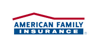 A Blue and Red Version Of American Family Insurance Logo