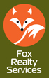 Logo of an abstract fox in a circle